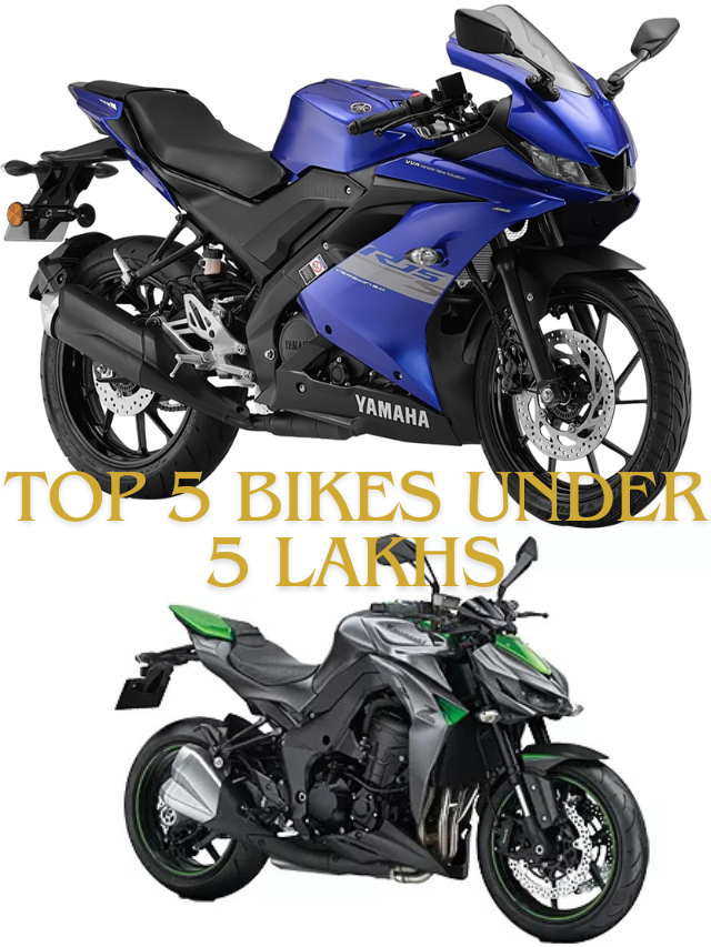 Top 5 Best Bikes Under 5 Lakhs